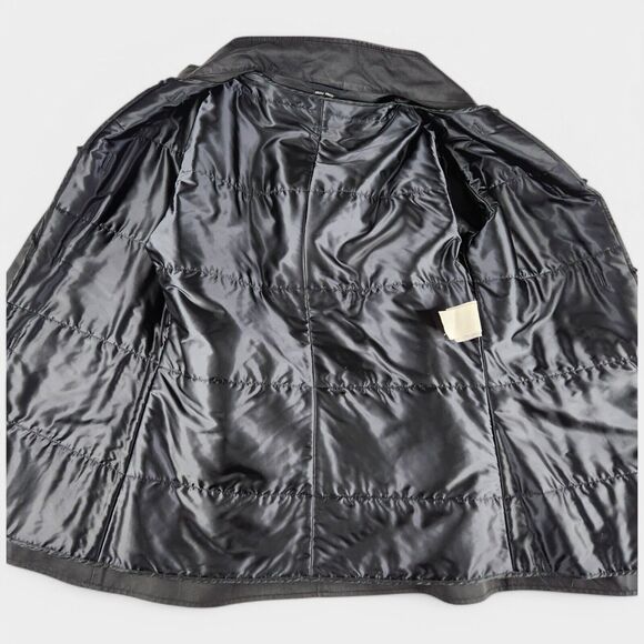 Miu Miu Men's Cotton Blend Field Jacket Size 52 IT M/L US Black Removable Liner - Picture 5 of 16